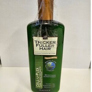 NEW Set of 3 Thicker Fuller Hair Weightless Conditioner Cell U Plex Marine Compl